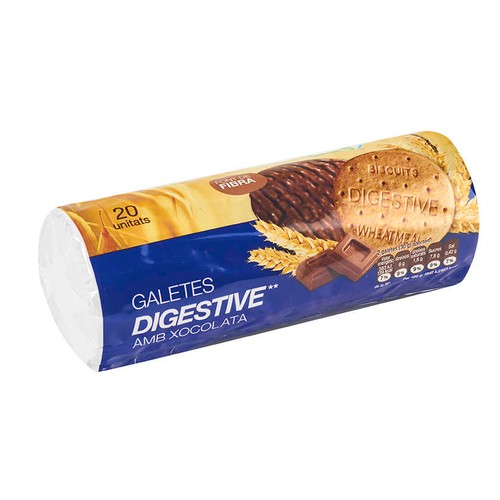 BONPREU Galetes Digestive amb xocolata