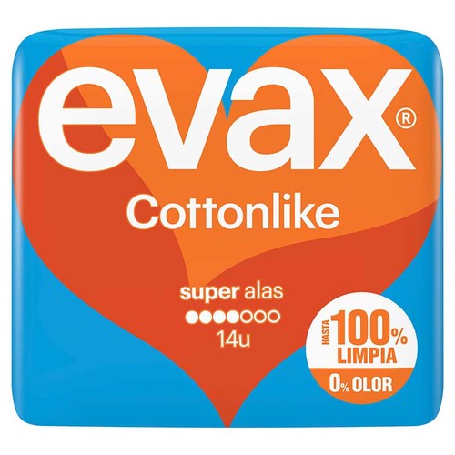 EVAX COTTONLIKE Compresa súper amb ales