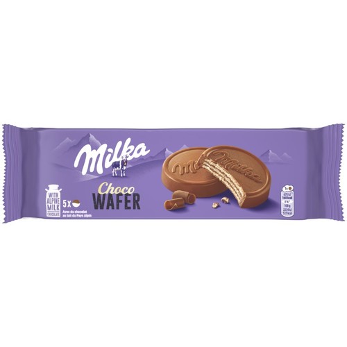 MILKA Galetes neula ChocoWafer
