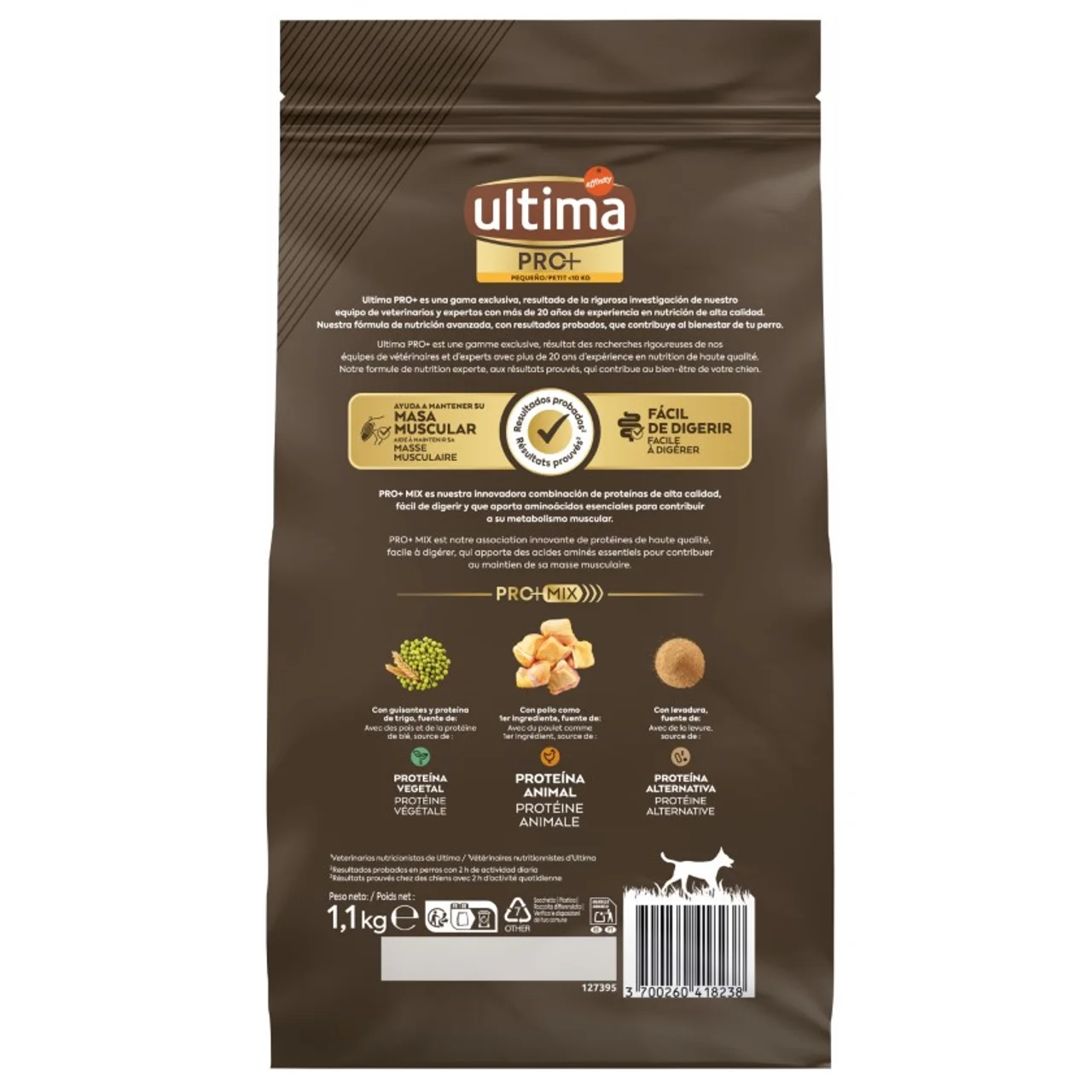 ULTIMA Comida de pollo para perro adulto PRO+