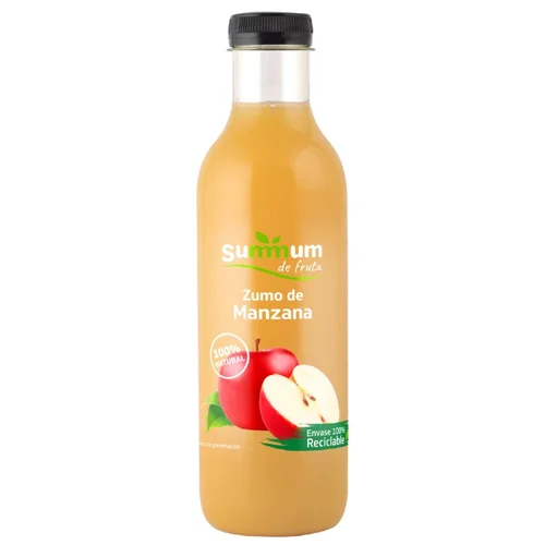 Zumo de kale y tropical en botella