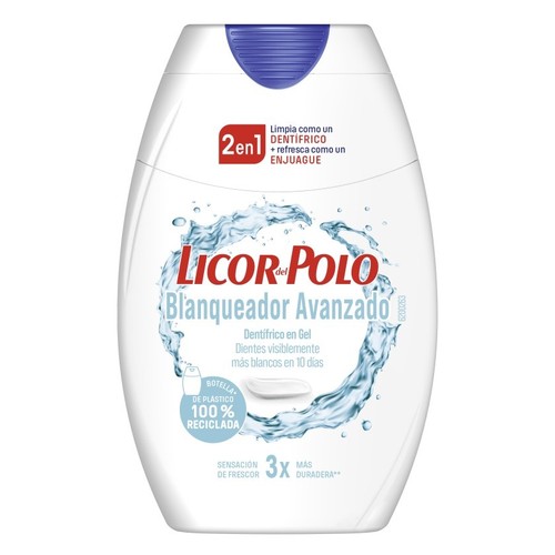 LICOR DEL POLO Dentifrici en gel 2en1 blanquejador