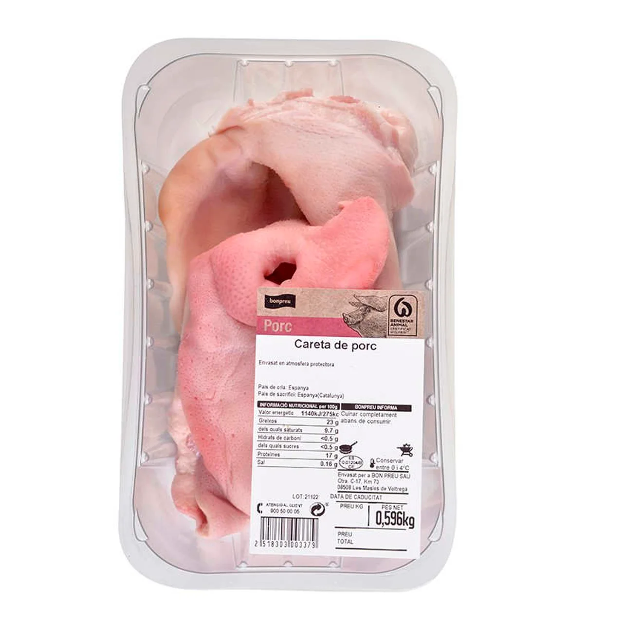 BONPREU Careta cerdo