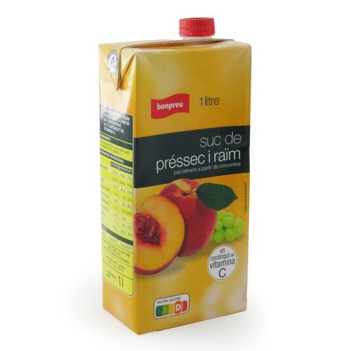 BONPREU Suc de préssec i raïm