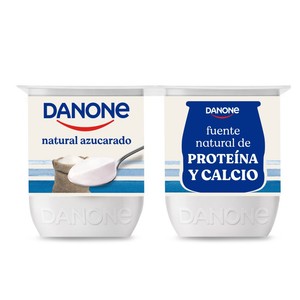 Yogur natural azucarado