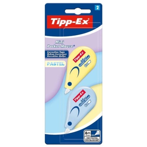 BIC Corrector pocket mouse pastel