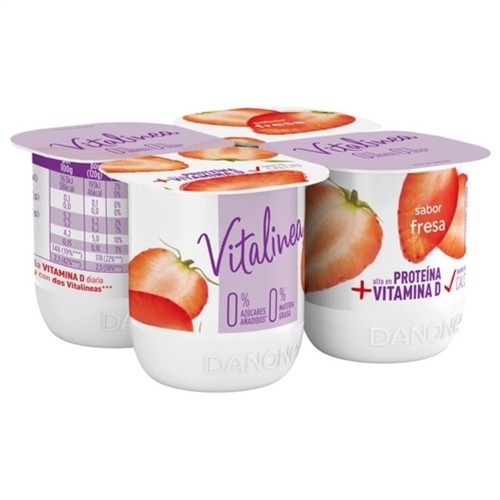 VITALINEA Iogurt desnatat de maduixa