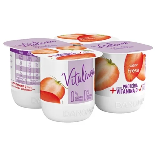 Yogur con sabor a frutos del bosque 0%