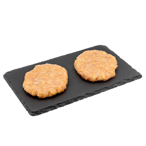  Burger meat de pollastre i ceba fregida