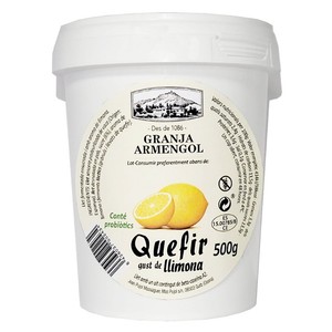 Kéfir con sabor a limón