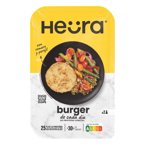 HEURA Burger de proteïna de vegetal gust a pollastre