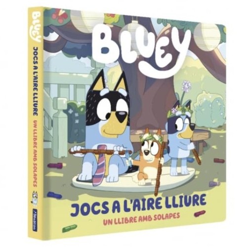 ED. BEASCOA Llibre Bluey. Llibre de cartró amb solapes
