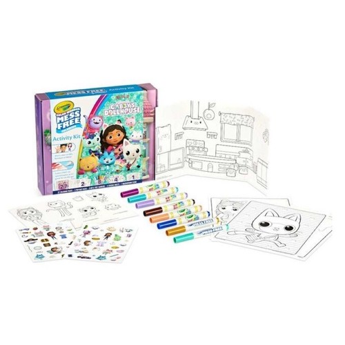 CRAYOLA Kit de manualitats Gabby's Doll House Color Wonder