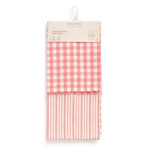 Imagen de HOME INTERIORS Joc de 2 draps de cuina Vermell