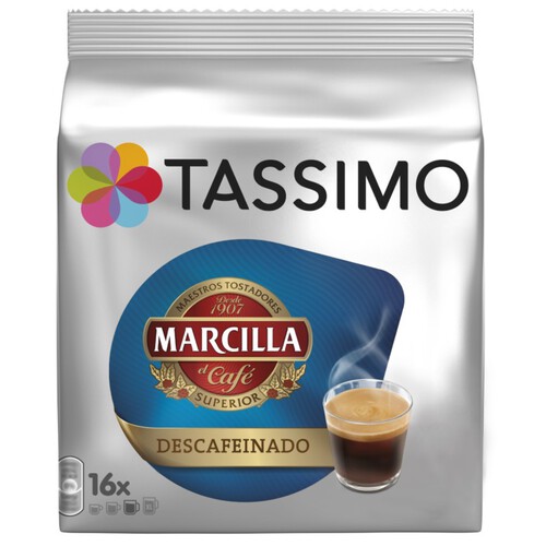 MARCILLA Càpsules de cafè Espresso descafeïnat Tassimo
