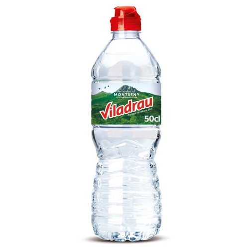 VILADRAU Aigua mineral natural tap sport  50 cl