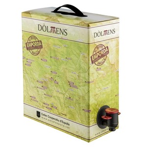 Vino tinto DO Empordà Km0 en bag in box