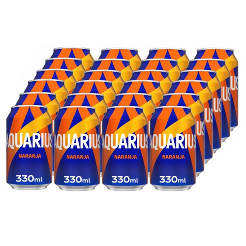AQUARIUS TARON. Refresc de taronja 24 x 33 cl en llauna