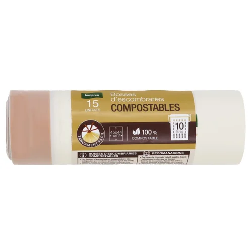 BONPREU Bolsas de basura perfumadas 30 L