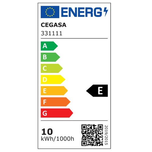 CEGASA Bombeta Led E27 llum blanca 10,5W-4000K