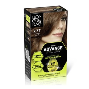 Imagen de LLONGUERAS Tint de color marró glacé nº 7.77 Color Advance