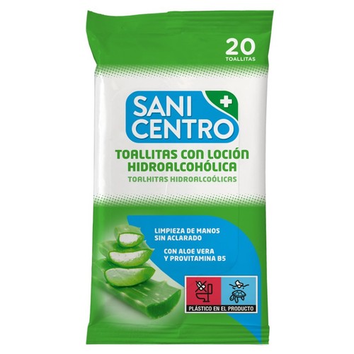 SANI CENTRO Tovalloletes higienitzants