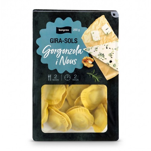 BONPREU Gira-sols farcits de gorgonzola i nous