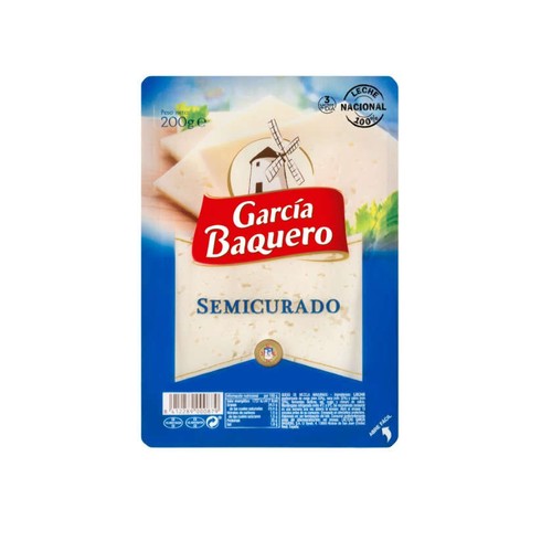 GARCIA BAQUERO Formatge semicurat de mescla llescat