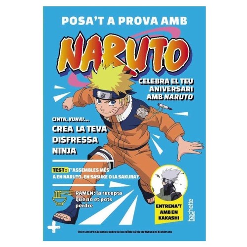 ED. HACHETTE Quadern Posa't a prova amb Naruto