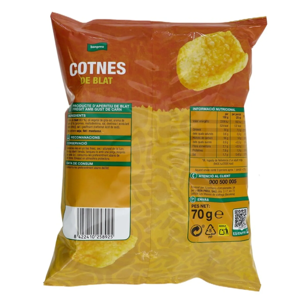 BONPREU Cortezas de trigo