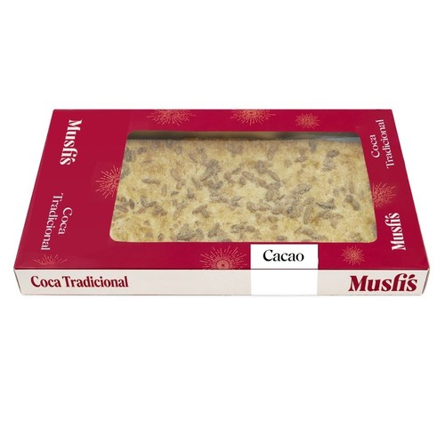 MUSFI'S Coca de full amb cacau