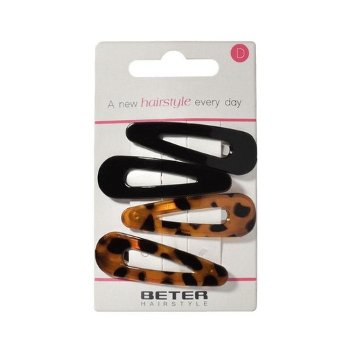 BETER Clip granota negre/marro