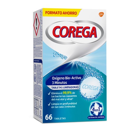 COREGA Neteja pròtesis bioactiu efervescent