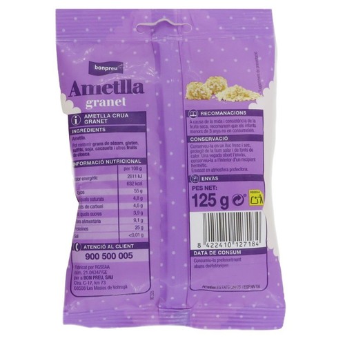 BONPREU Ametlla granet crua