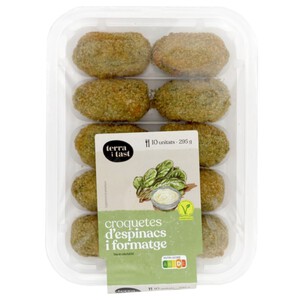 TERRA I TAST Croquetes d'espinacs i formatge
