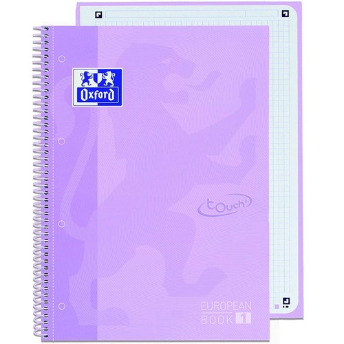 OXFORD Llibreta A4  color lila de 80 fulls