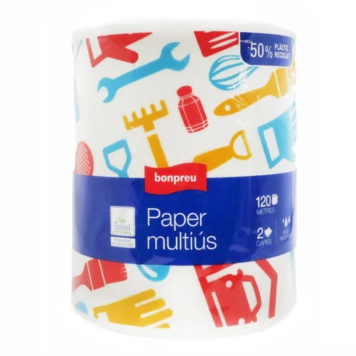 BONPREU Papel higiénico compacto 2 capas 24 uds.