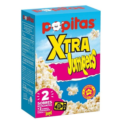 POPITAS Crispetes per a microones Xtra Jumpers
