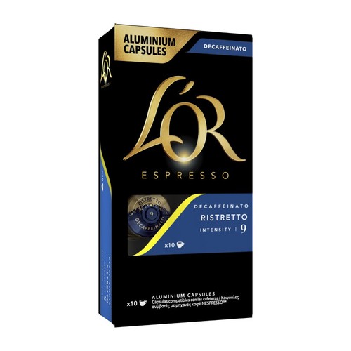 L'OR Càpsules de cafè descafeïnat Ristretto