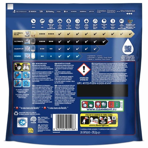 FINISH QUANTUM Rentavaixelles Powerball Quantum de 28 dosis