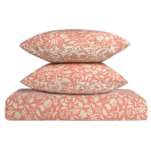 HOME INTERIORS Joc 1 funda nòrdica i 2 fundes de coixí coral 180 cm