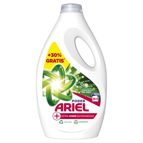 ARIEL Detergent líquid Poder Llevataques de 38 dosis