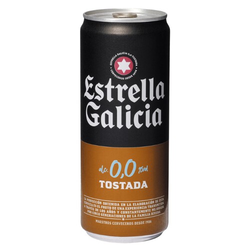 ESTRELLA GALICIA Cervesa torrada 0,0 en llauna