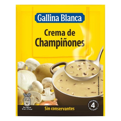 GALLINA BLANCA Crema de xampinyons
