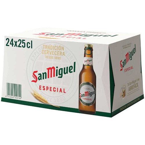 SAN MIGUEL Cervesa especial 24 x 25 cl en ampolla