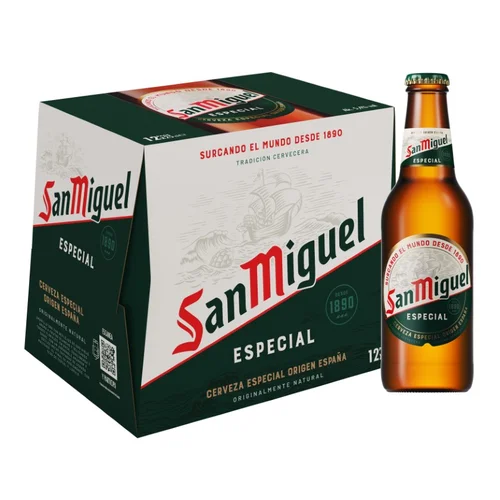 Cerveza especial 12 x 33 cl en lata