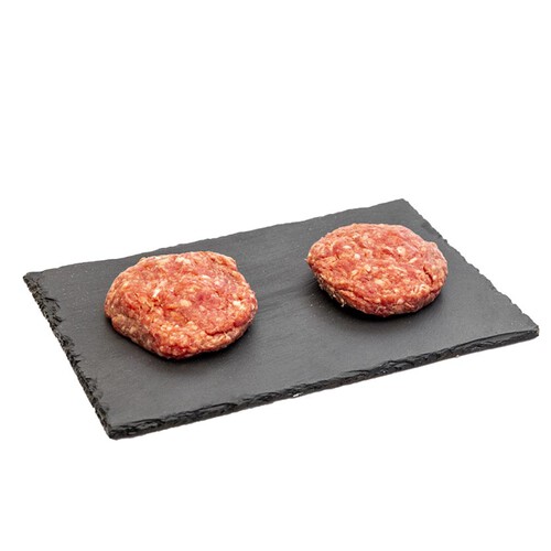 BONPREU Burger meat de vedella amb bacó cuit fumat i formatge