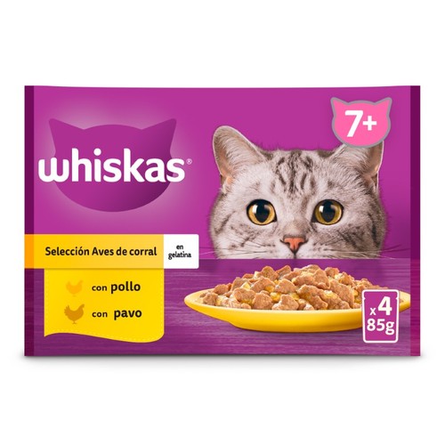 WHISKAS Menjar de carn per a gat