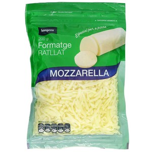 BONPREU Formatge ratllat mozzarella