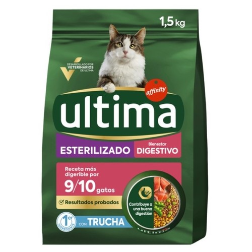 ULTIMA Menjar de truita per a gat esterilitzat